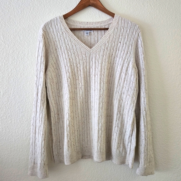Croft&Barrow Cable Knit Sweater - Picture 2 of 6